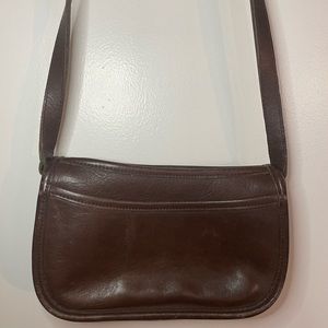 SOLD Coach Vintage 90s authentic brown leather crossbody purse